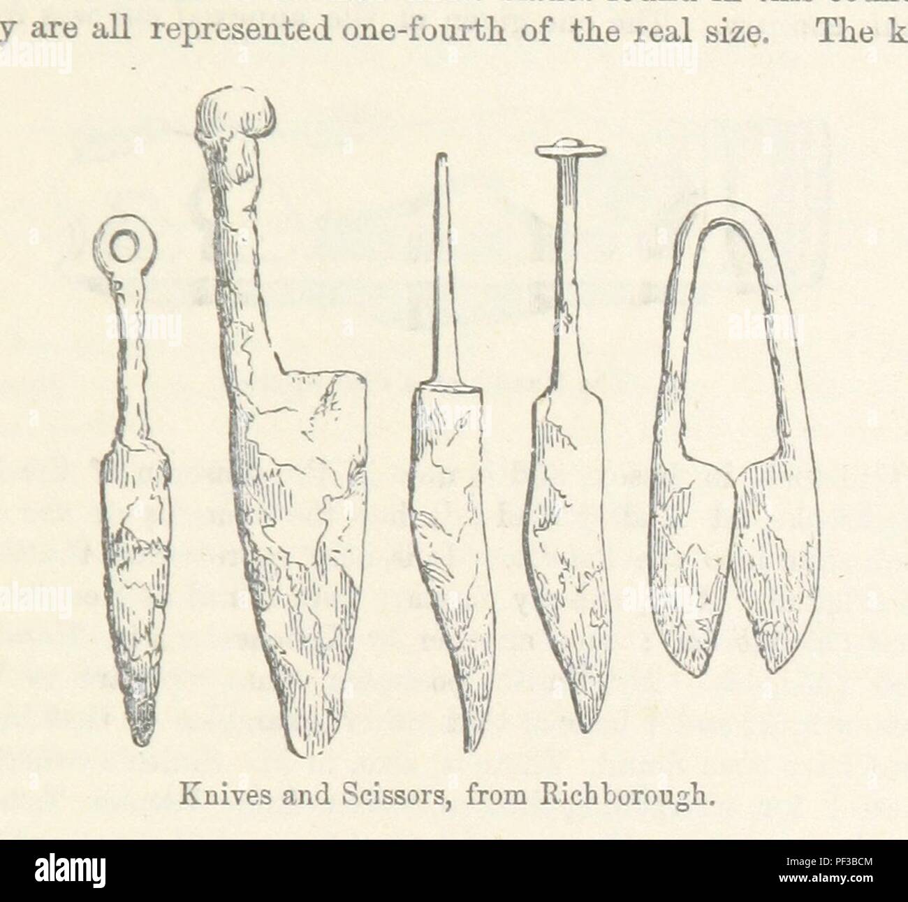 Image  from page 401 of '[The Celt, the Roman, and the Saxon a history of the early inhabitants of Britain, down to the Conversion of the Anglo-Saxons to Christianity. Illustrated by the ancient remains brought to light by r0083. Stock Photo