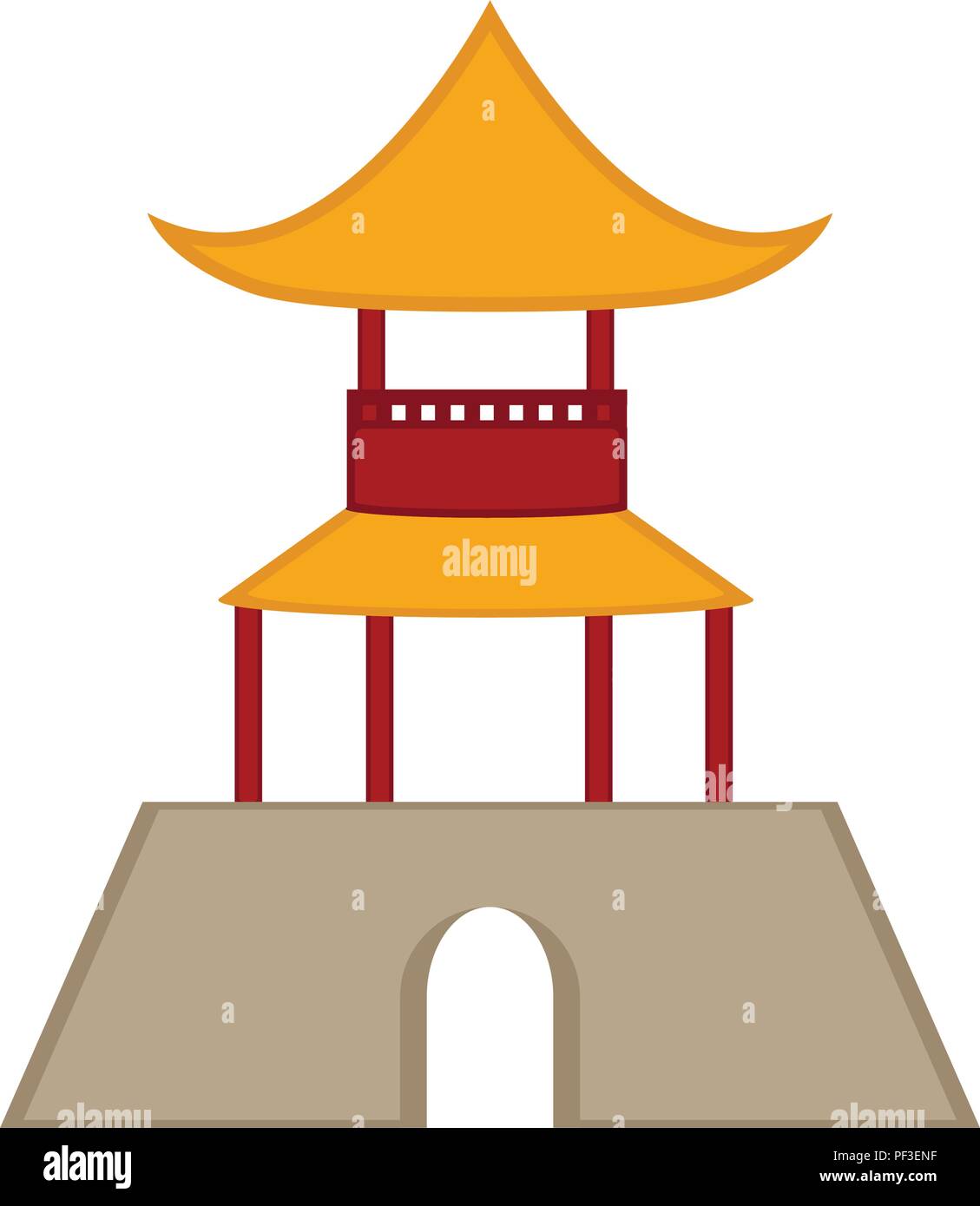 Traditional asian building icon Stock Vector Image & Art - Alamy