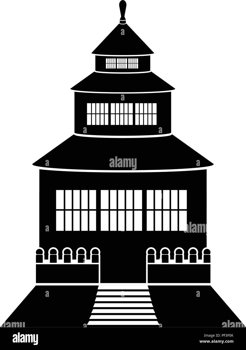Traditional asian building icon Stock Vector Image & Art - Alamy