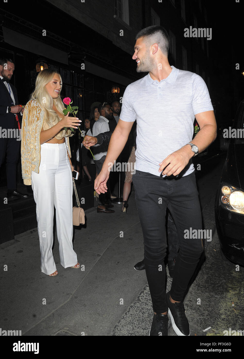 Amber Turner and Dan Edgar at MNKY House Mayfair Featuring: Amber