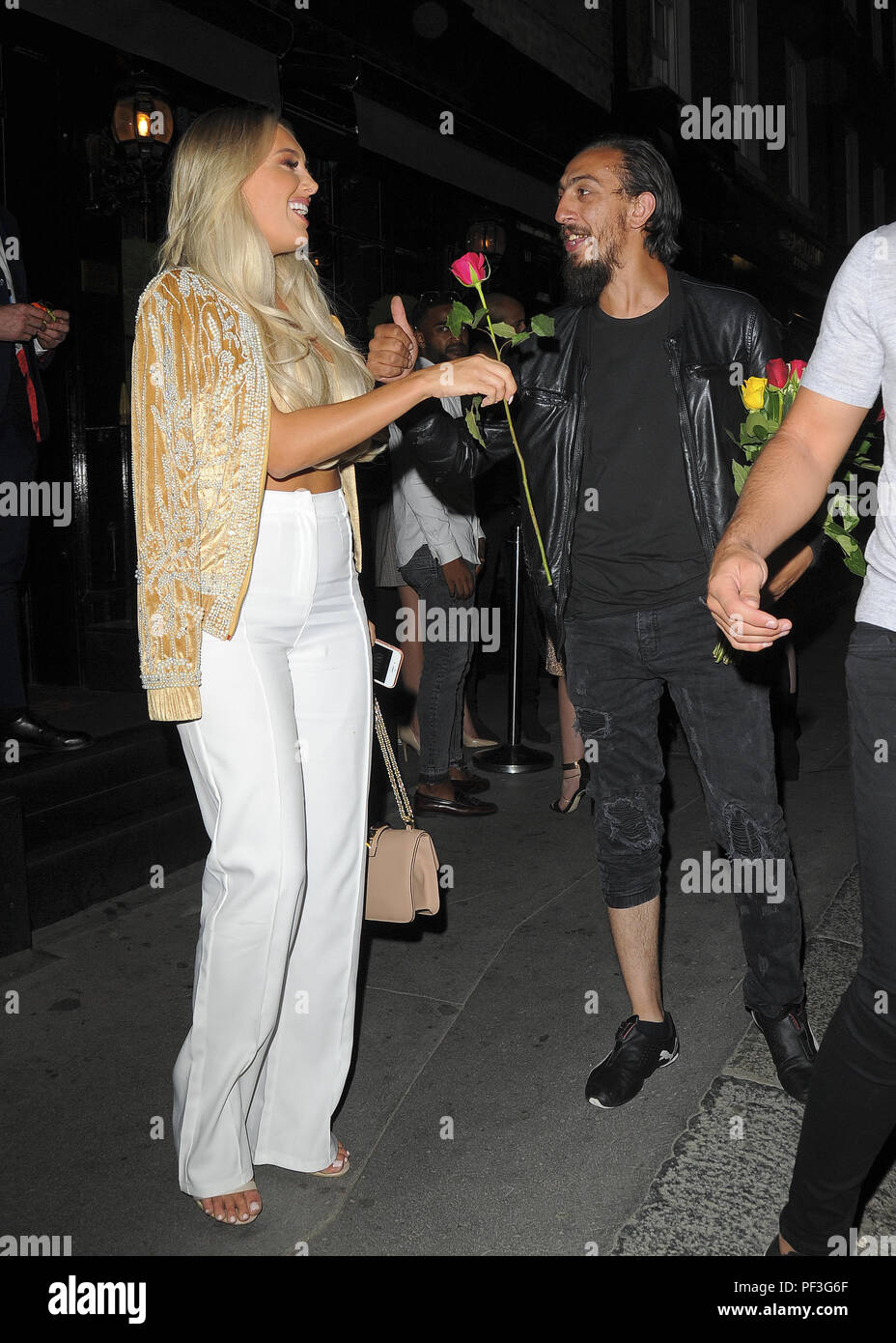 Amber Turner and Dan Edgar at MNKY House Mayfair Featuring: Amber