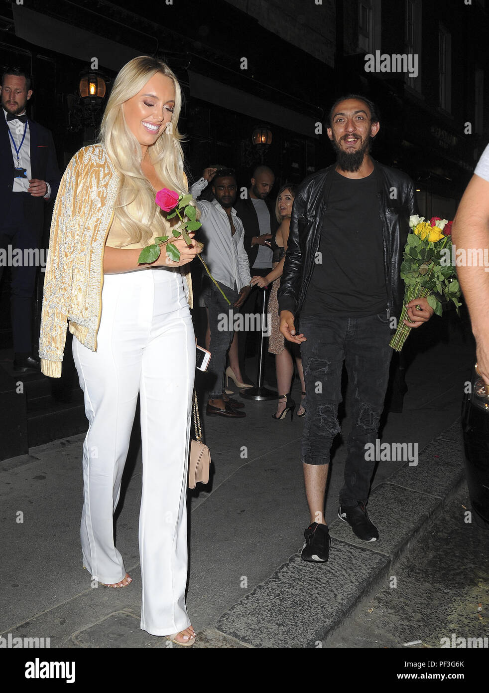 Amber Turner and Dan Edgar at MNKY House Mayfair Featuring: Amber