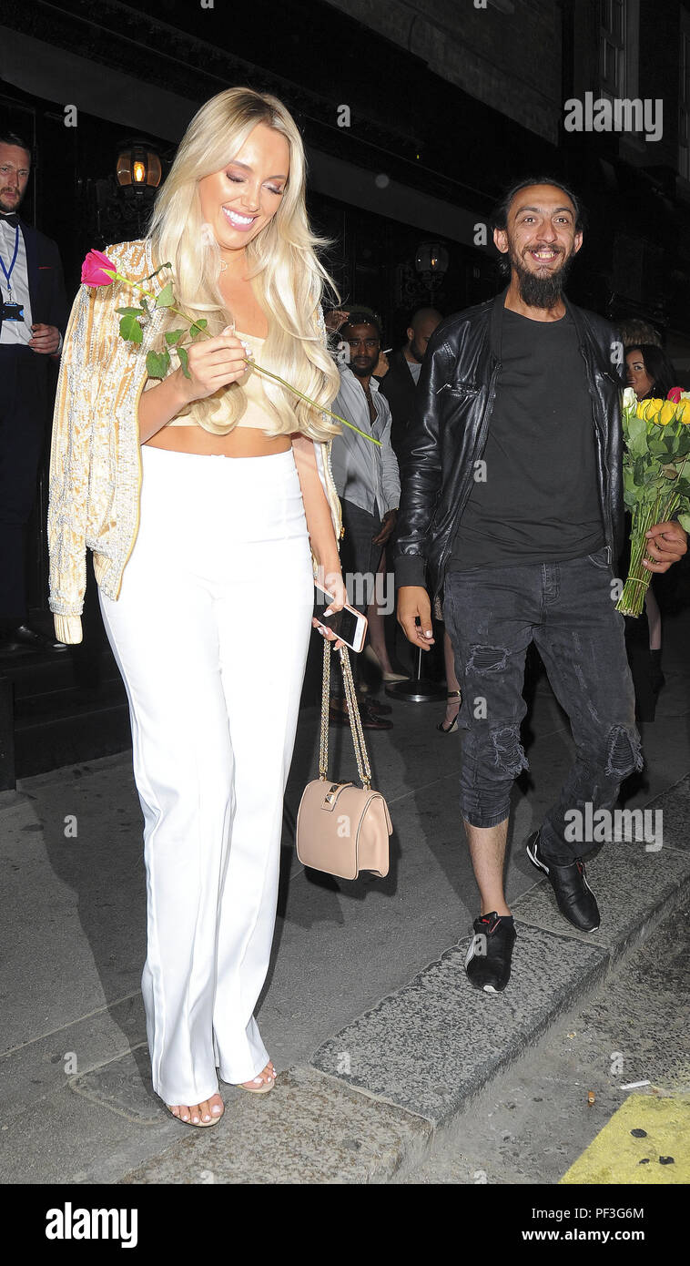 Amber Turner and Dan Edgar at MNKY House Mayfair Featuring: Amber