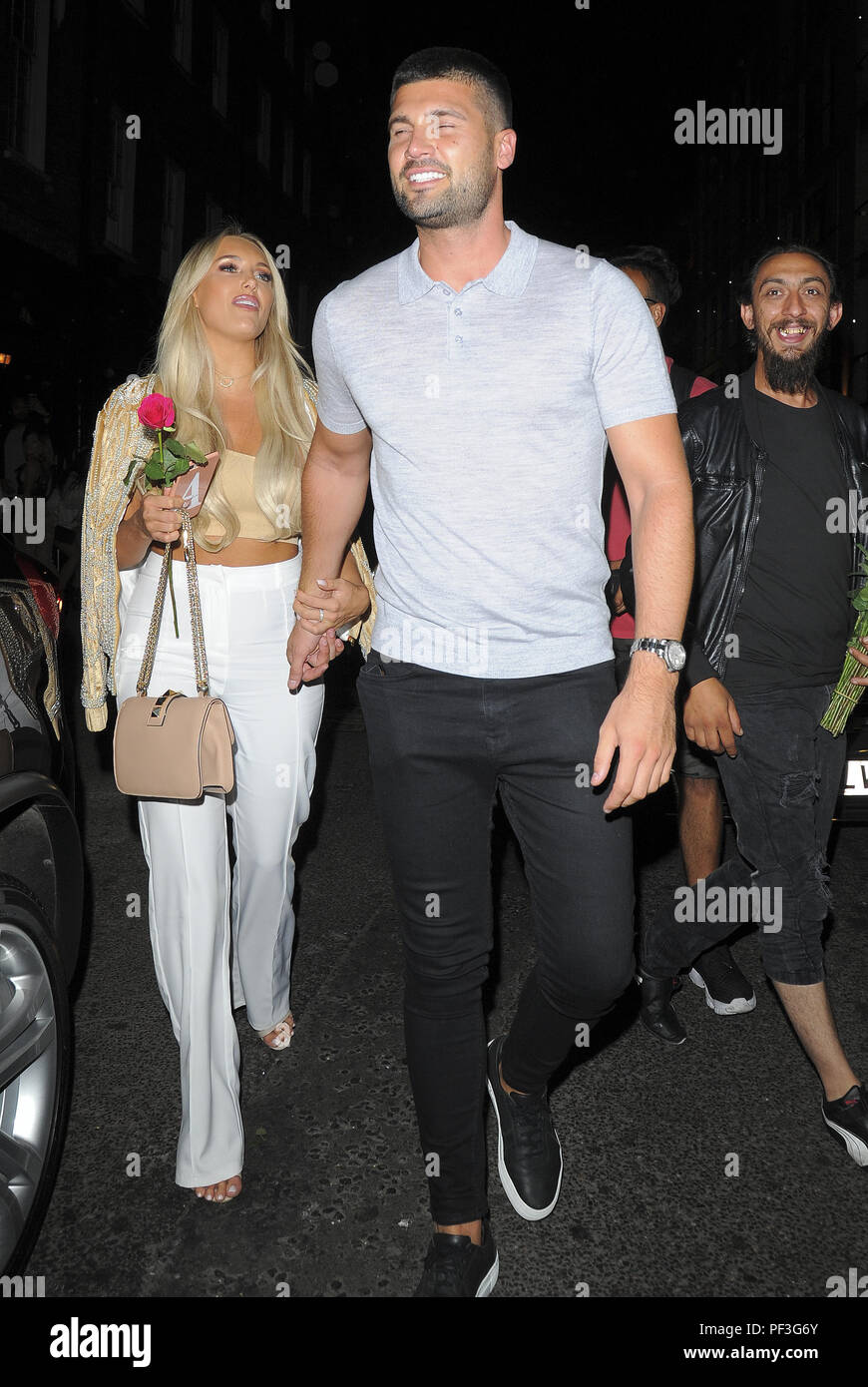 Amber Turner and Dan Edgar at MNKY House Mayfair Featuring: Amber