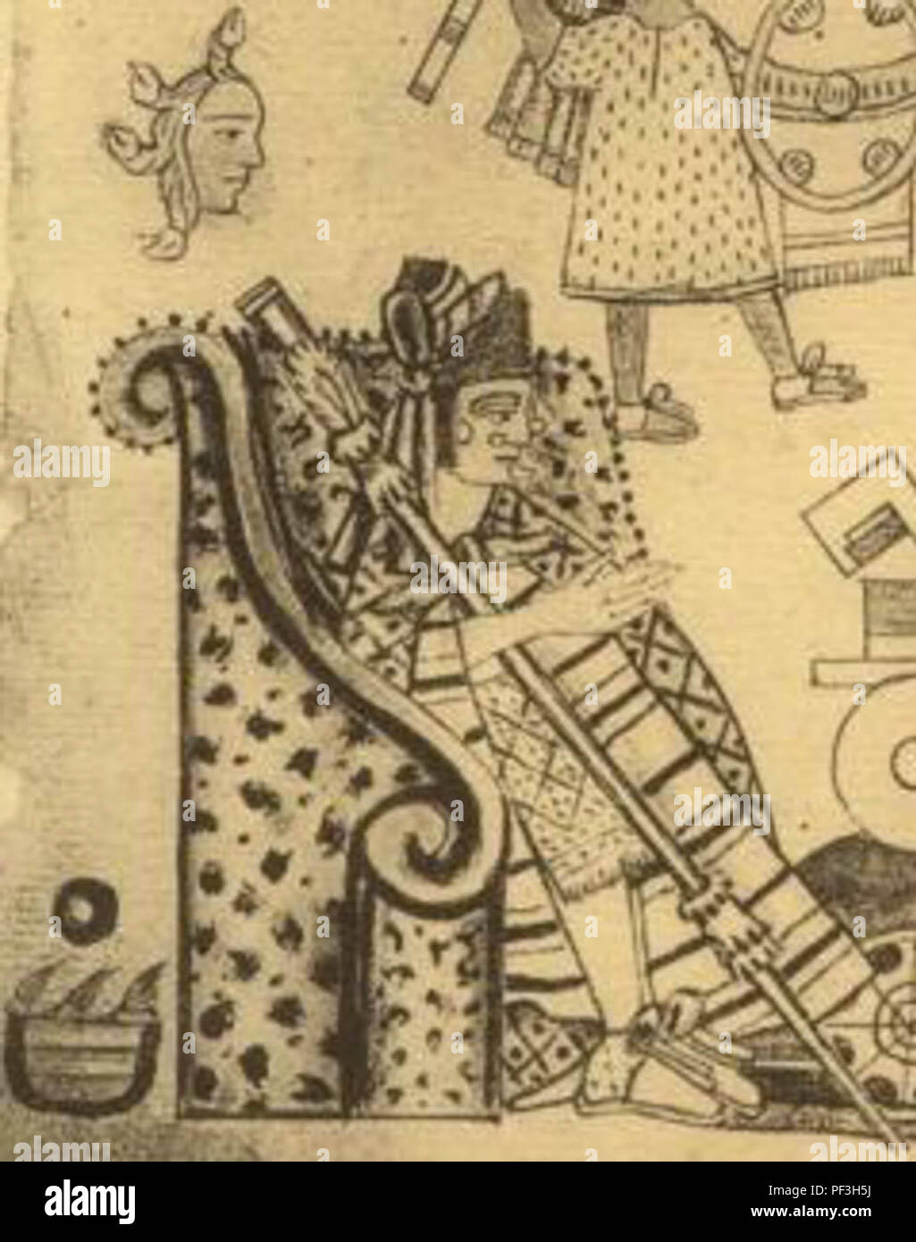 Tlatoāni Axayacatl, Aztec emperor from 1469 to 1481, under whom the Kingdom of Calixtlahuaca was conquered and annexed by the Aztec empire.