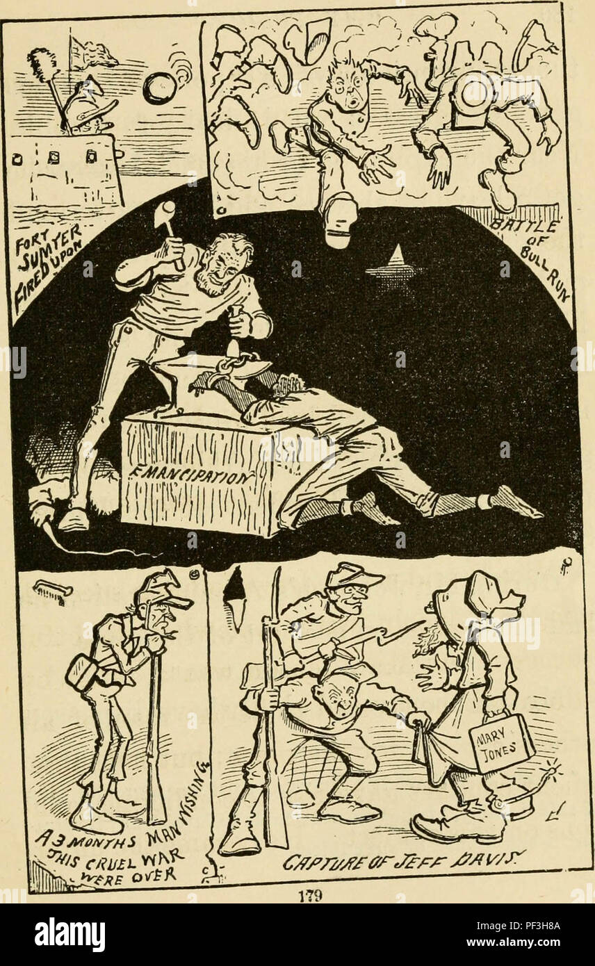 "A comic history of the United States" (1880) Stock Photo