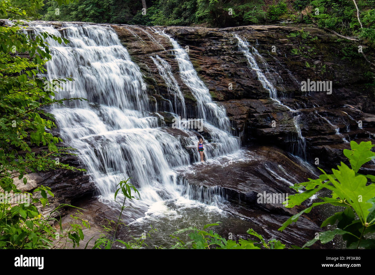Cane Creek Cascades - Fall Creek Falls State Park, Spencer, Tennessee 
