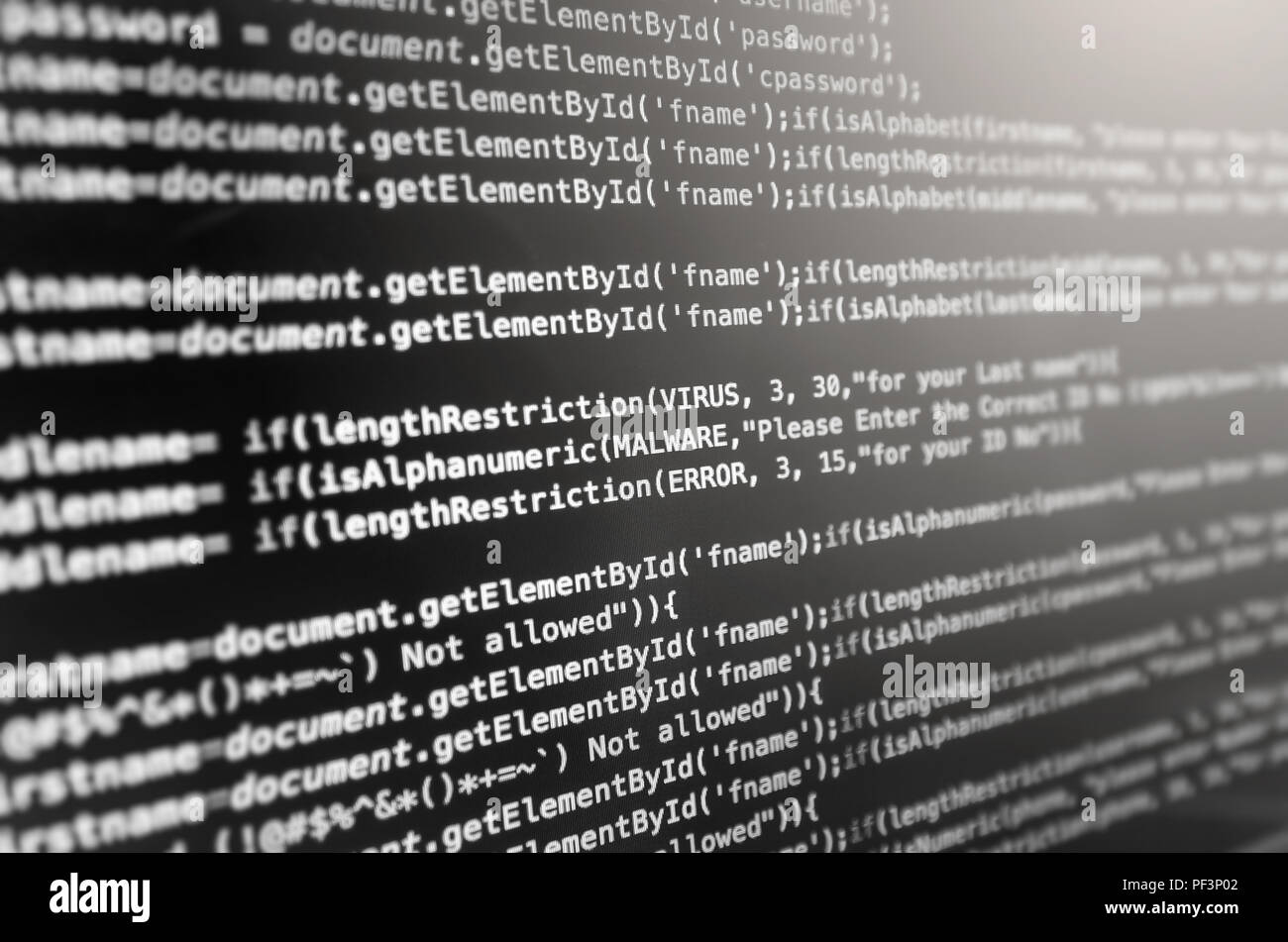 Desktop source code and technology background, Developer or programer with  coding and programming, Wallpaper by Computer language and source code, Com  Stock Photo - Alamy