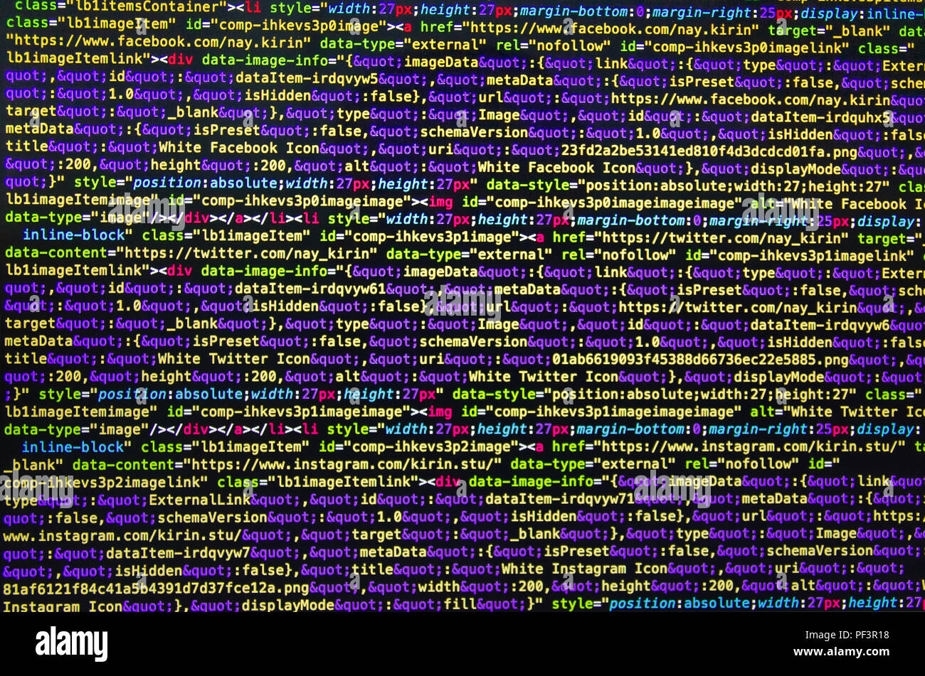 Desktop source code and technology background, Developer or programer with  coding and programming, Wallpaper by Computer language and source code, Com  Stock Photo - Alamy