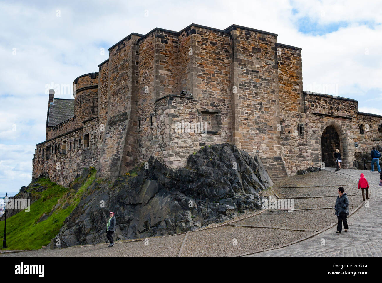 Edinburgh Castle, Scotland. Stock Photo