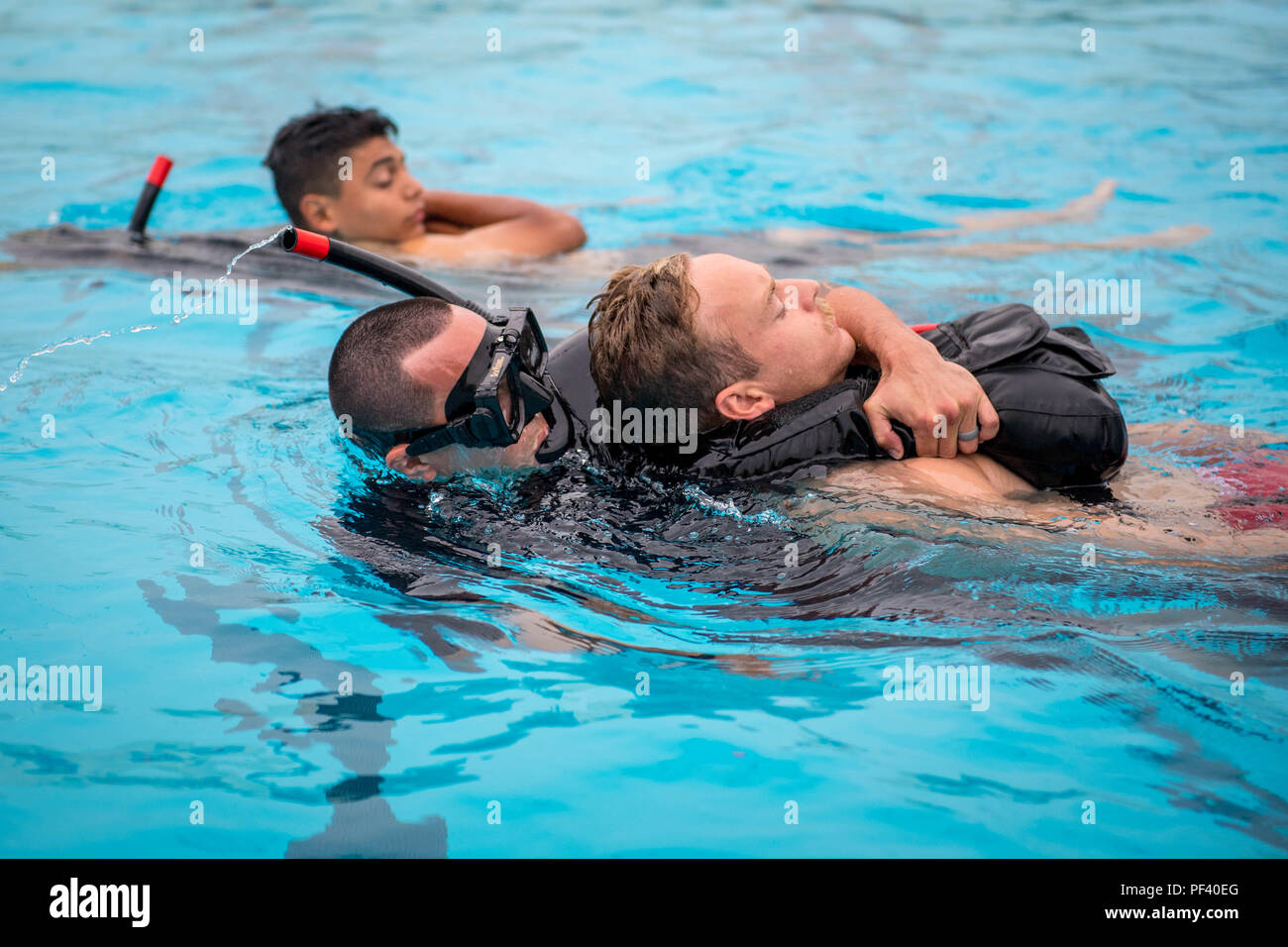 Gunner's Mate 3rd Class Josue Dominguez, assigned to USS Pinckney (DDG