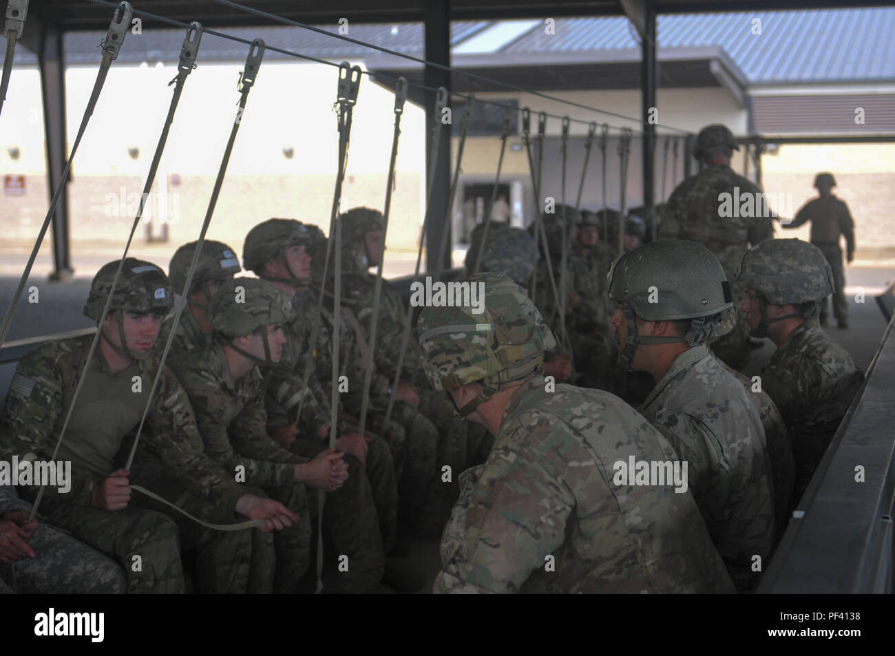 Paratroopers from the 2nd Battalion, 505th Parachute Infantry Regiment ...