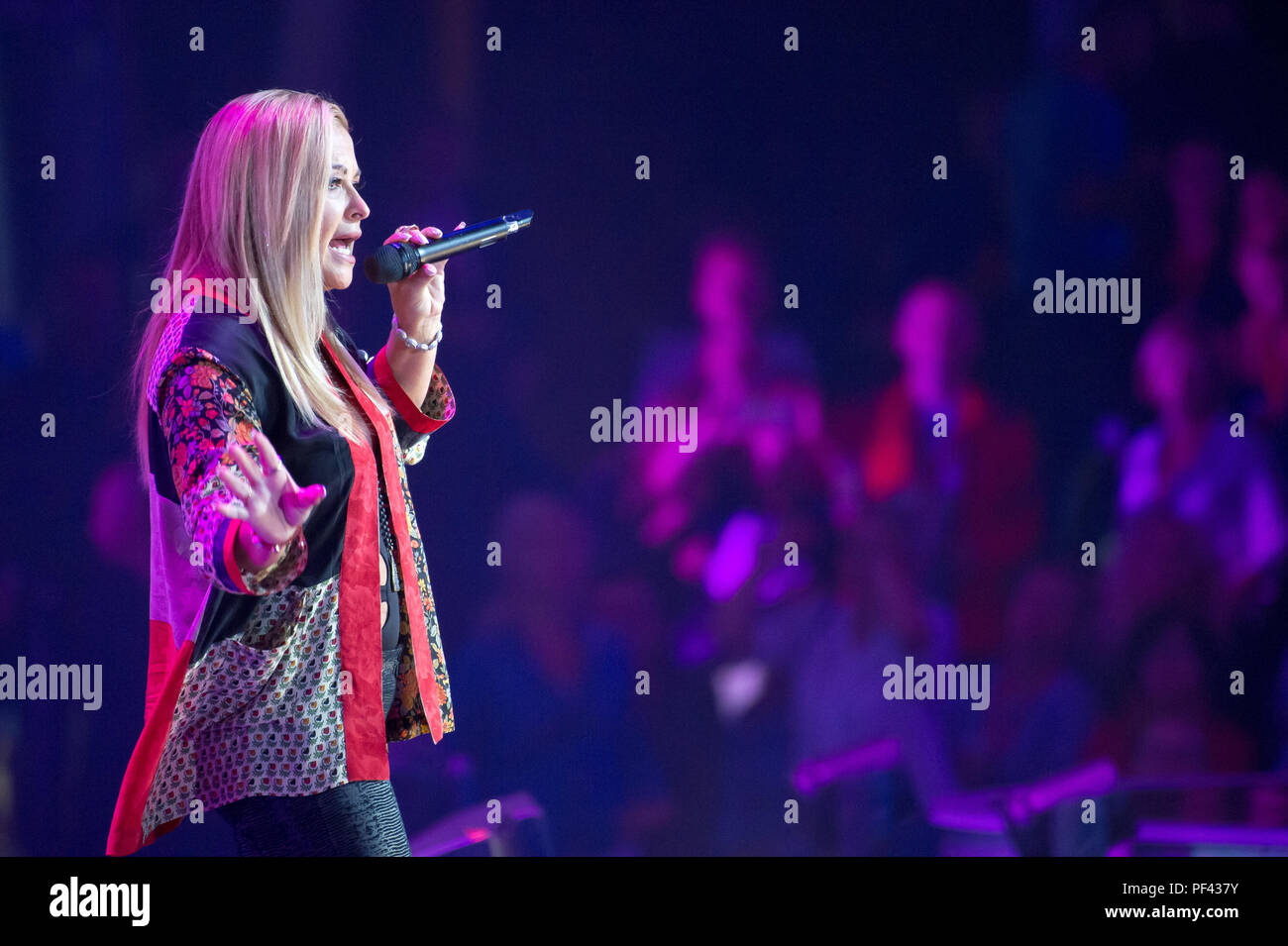 Anastacia in concert at Top Of The Top 2018 Sopot Festival in Opera Lesna (Forest Opera) in Sopot, Poland. August 15th 2018 © Wojciech Strozyk / Alamy Stock Photo