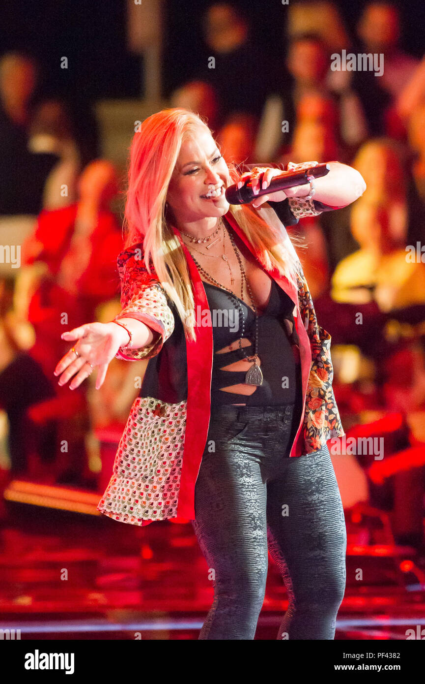 Anastacia in concert at Top Of The Top 2018 Sopot Festival in Opera Lesna (Forest Opera) in Sopot, Poland. August 15th 2018 © Wojciech Strozyk / Alamy Stock Photo