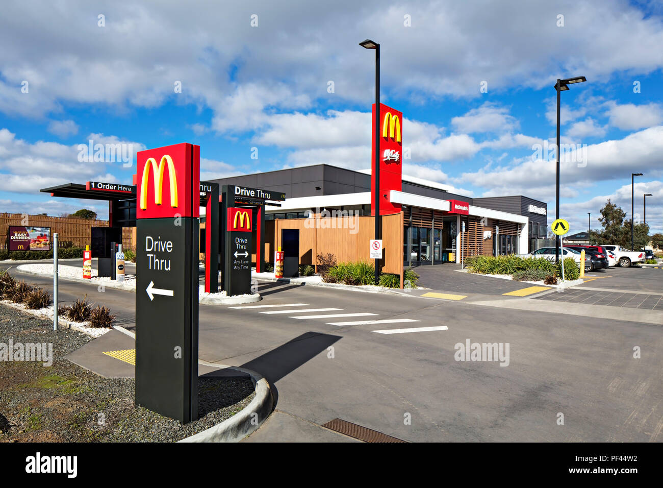 Mcdonald's drive through in australia hi-res stock photography and ...