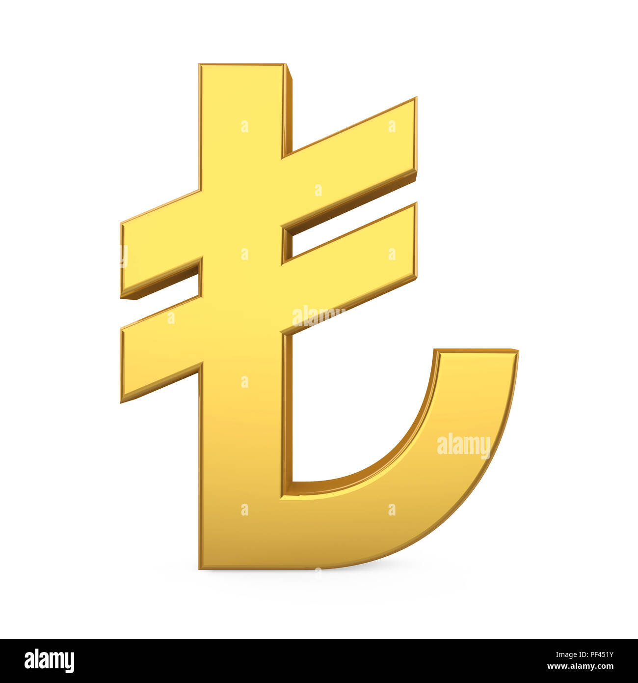 Turkish Lira Symbol Isolated Stock Photo - Alamy