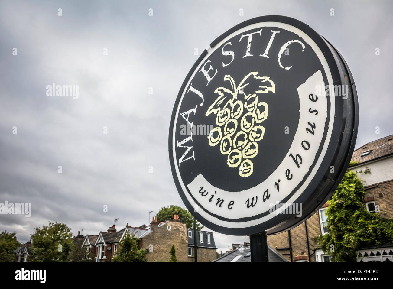 Majestic wine warehouse sign hires stock photography and images Alamy