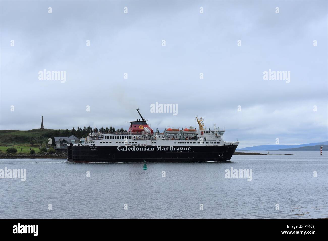 Caledonian MacBrayne Ferry Leaving Oban, The Highlands, Scotland Stock Photo