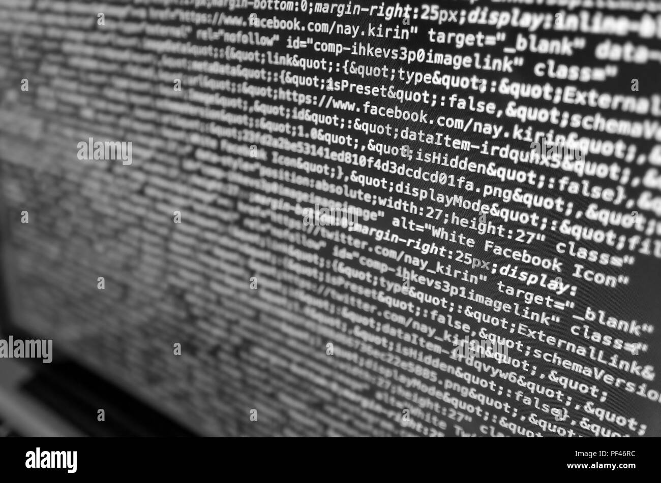 Desktop source code and technology background, Developer or programer with  coding and programming, Wallpaper by Computer language and source code, Com  Stock Photo - Alamy