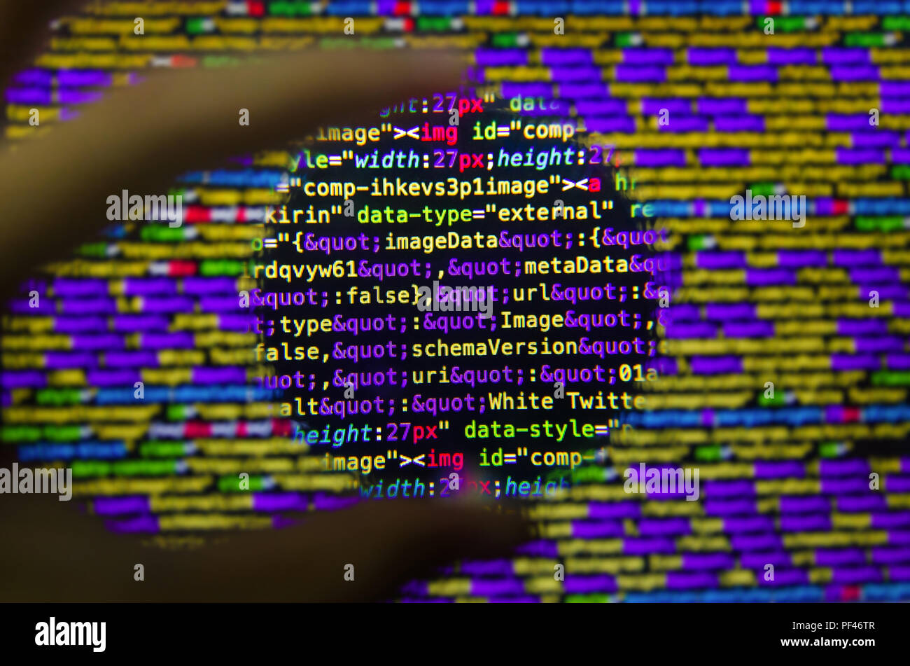 Desktop source code and technology background, Developer or programer with  coding and programming, Wallpaper by Computer language and source code, Com  Stock Photo - Alamy