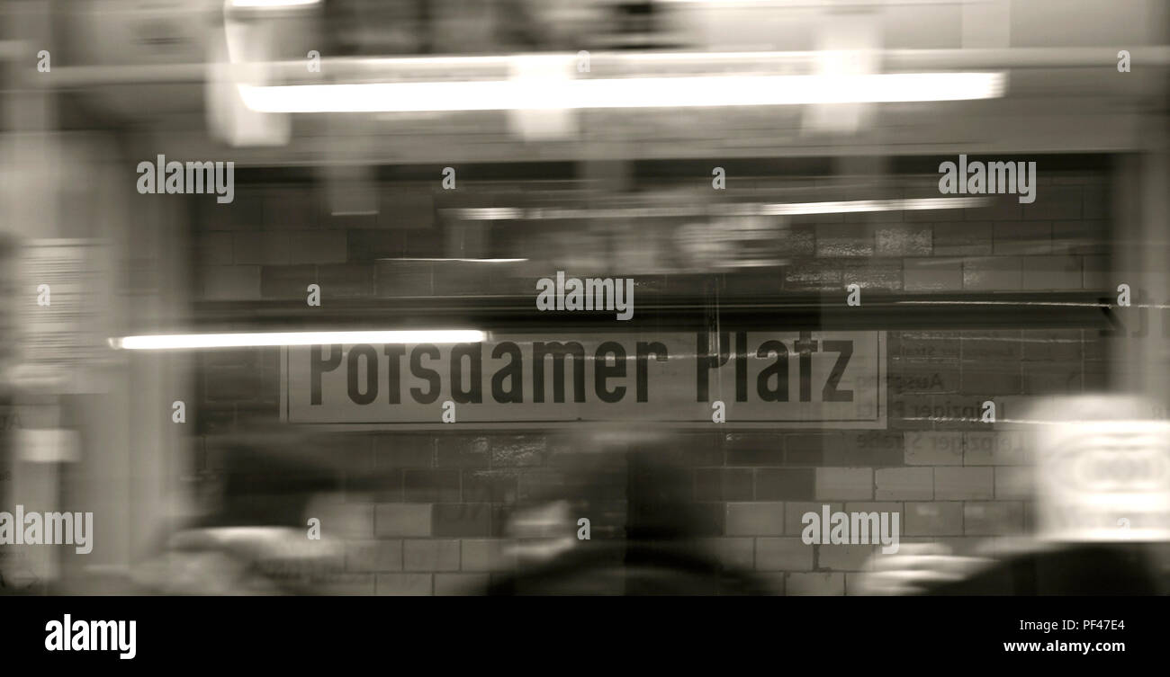 Berlin. GERMANY, 19th January 2010, interior of the “Potsdamer Platz