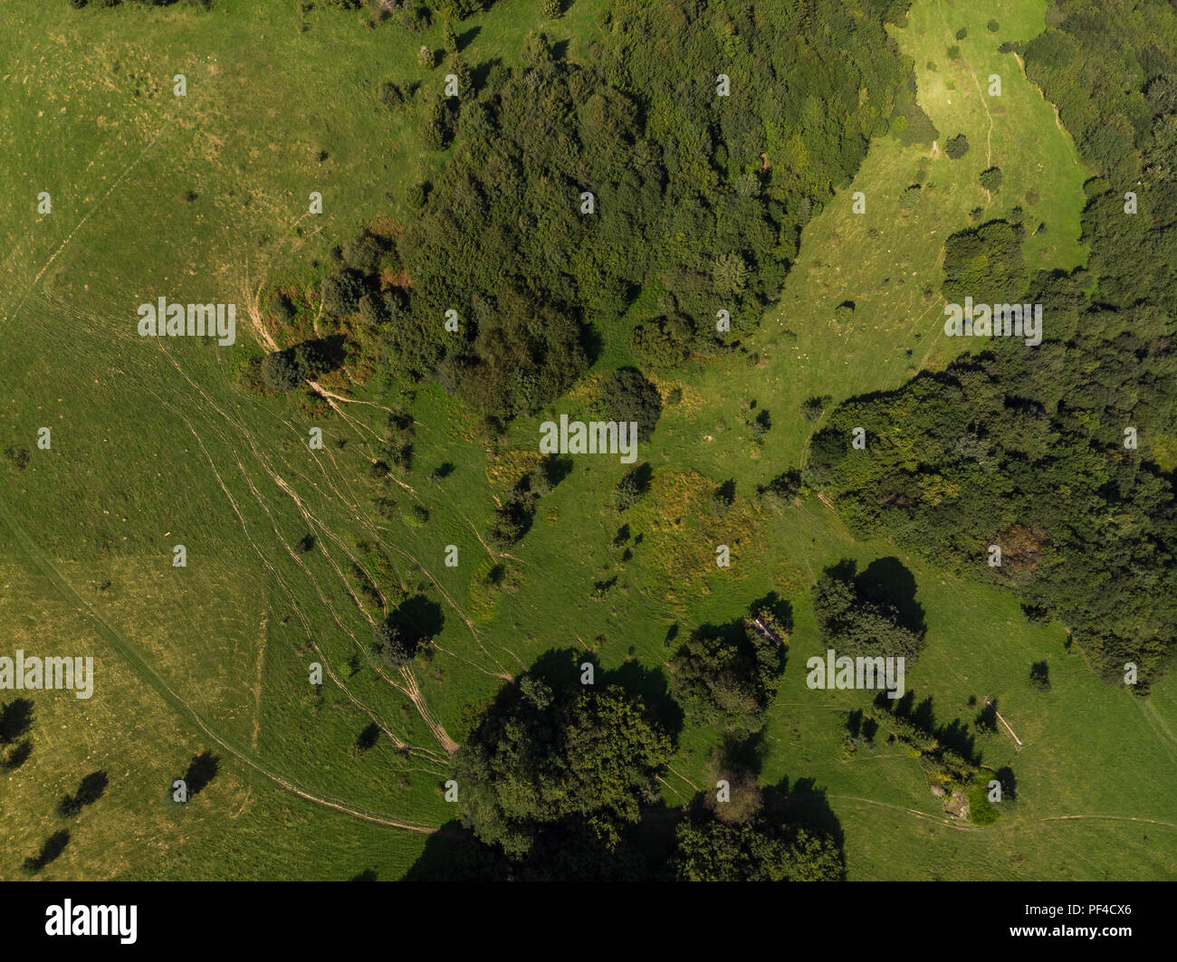 Aerial top down flight over hi-res stock photography and images - Alamy