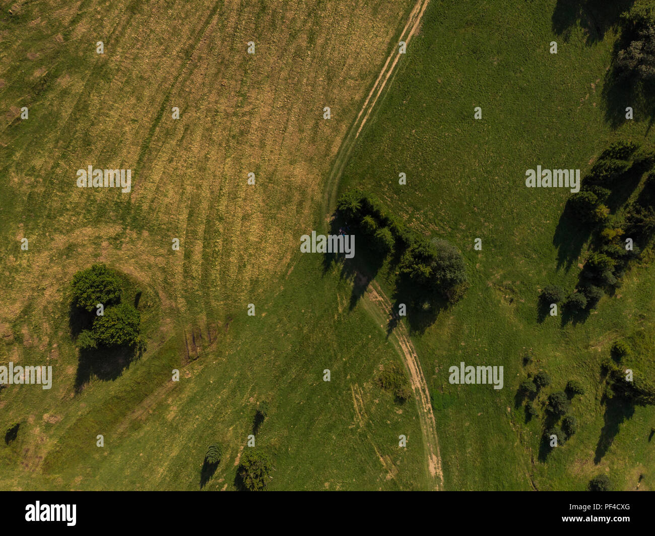 Aerial top down flight over hi-res stock photography and images - Alamy