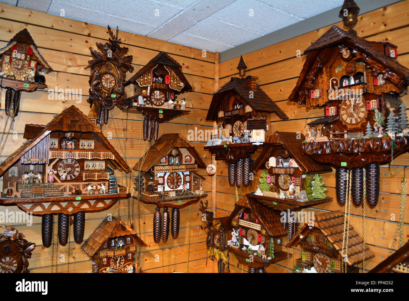 Cuckoo Clocks Black Forest Germany High Resolution Stock Photography And Images Alamy