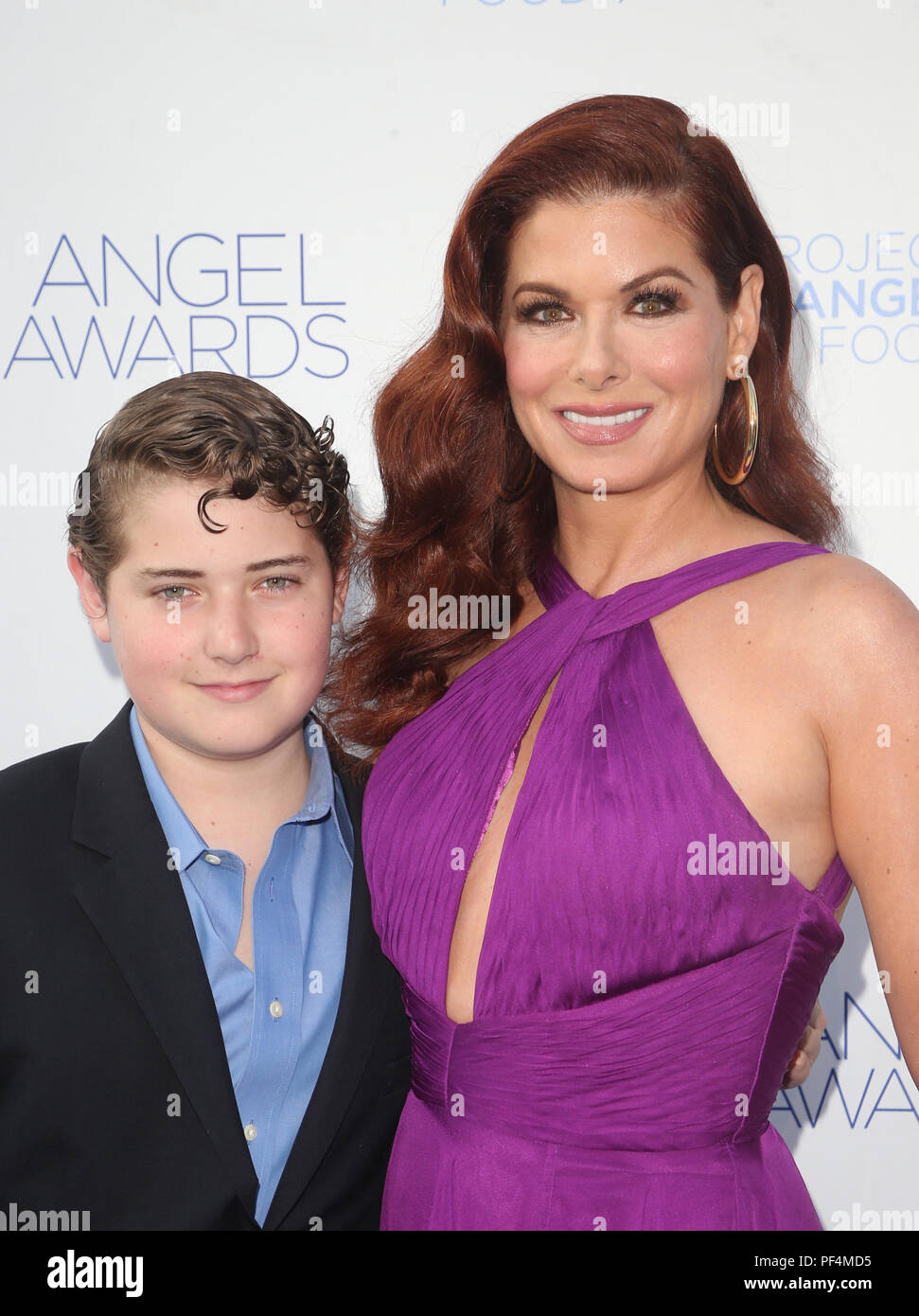 Los Angeles, Ca, USA. 18th Aug, 2018. Debra Messing, Roman Walker Zelman, attends Project Angel
