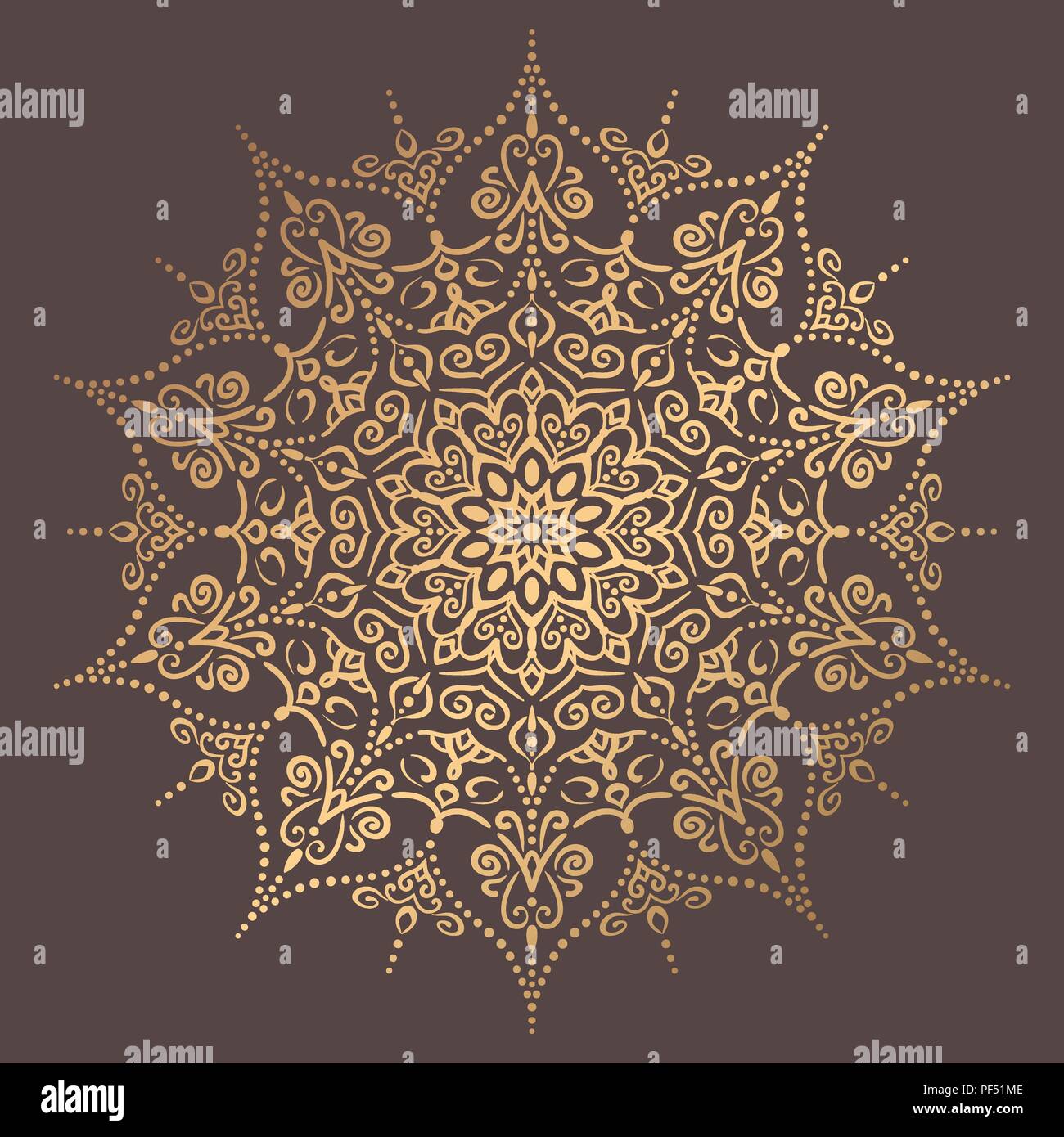 Mandala Vector Design Element Stock Vector