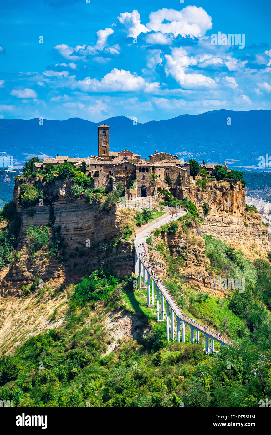 Civita di Bagnoregio is a hilltop village in central Italy. It’s
