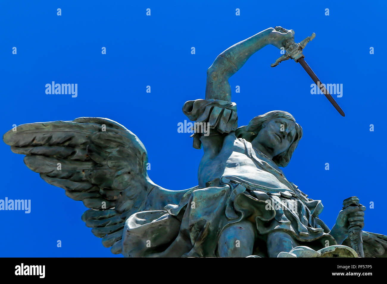 Angel Statue Sword High Resolution Stock Photography and Images - Alamy
