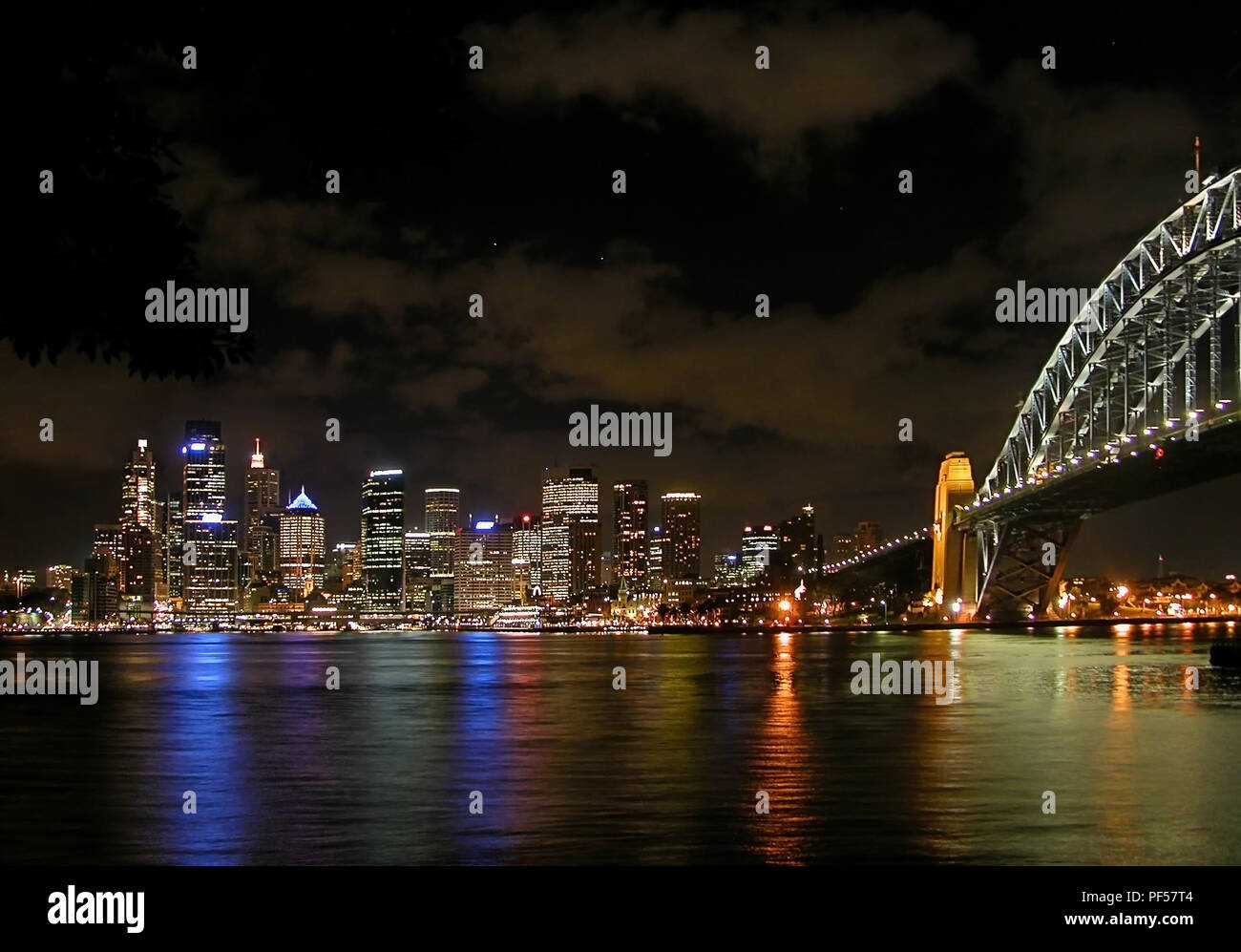 The Harbour Bridge and central Sydney from Kirribilli, North Shore, Sydney, NSW, Australia
