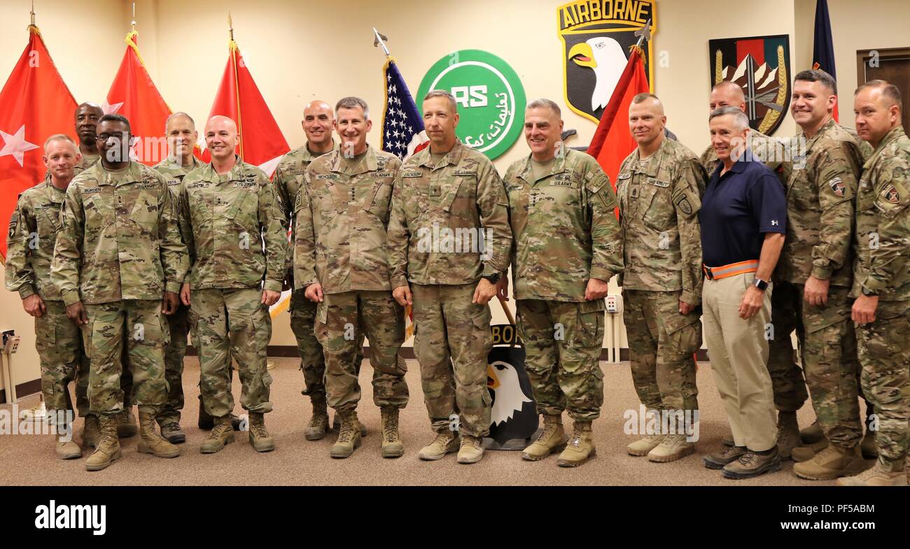 BAGRAM AIRFIELD, Afghanistan (August 14, 2018) -- Brig. Gen. Scott A ...