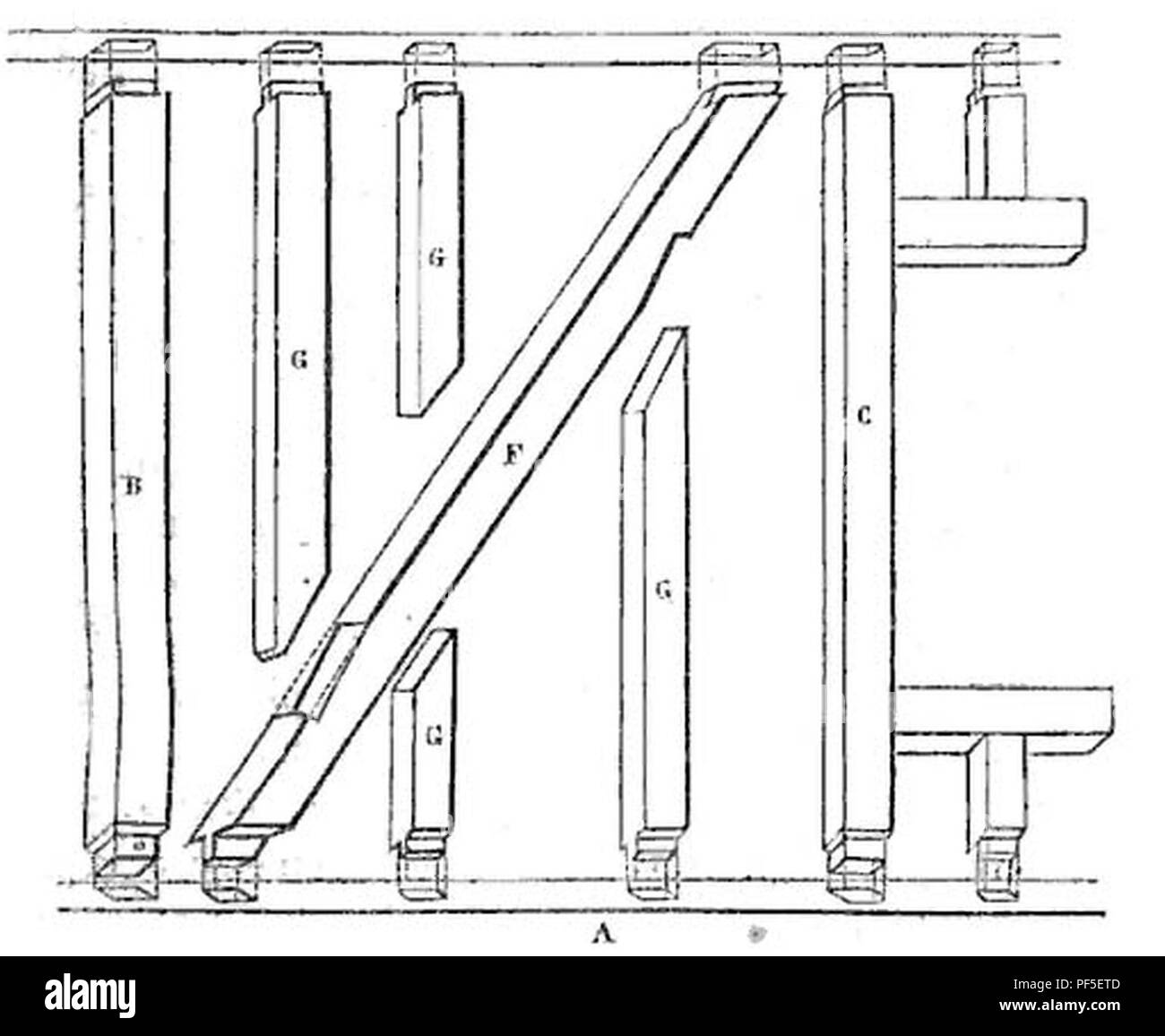 Assemblages pans de bois Stock Photo Alamy