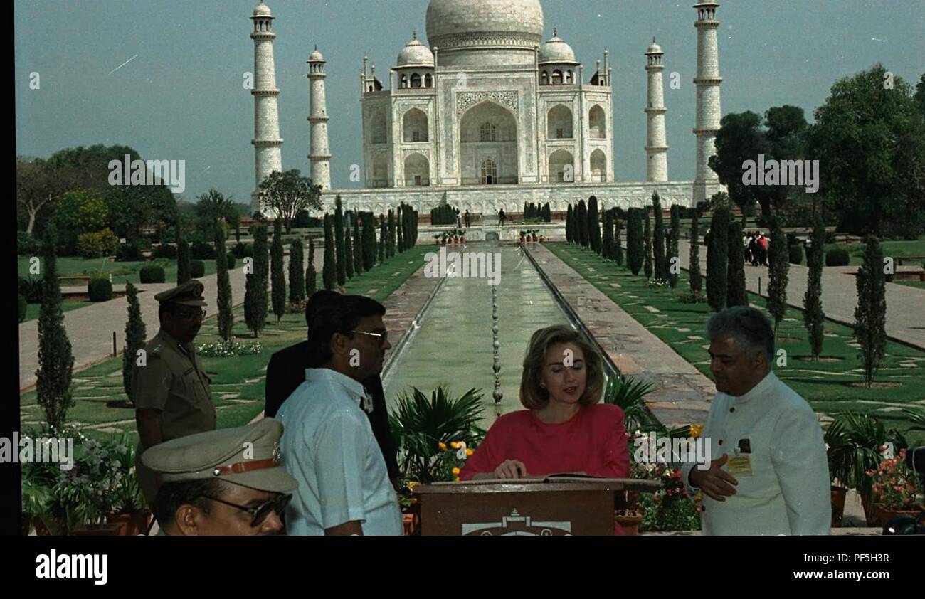At Taj Mahal 5949580464 6e962c029b o. Stock Photo