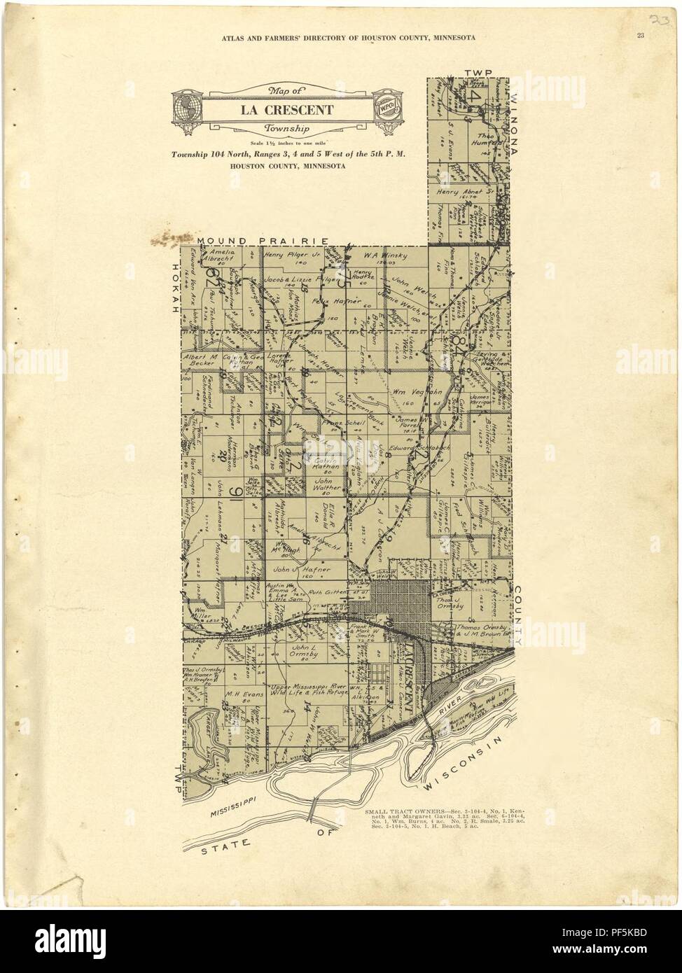 Atlas and farmers' directory of Houston County, Minnesota containing
