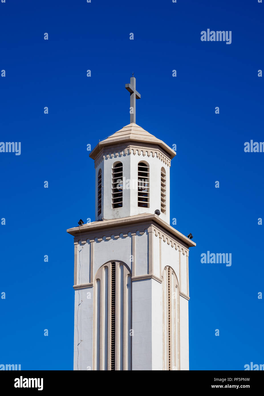 Maria Auxiliadora Church, Trelew, The Welsh Settlement, Chubut Province, Patagonia, Argentina Stock Photo