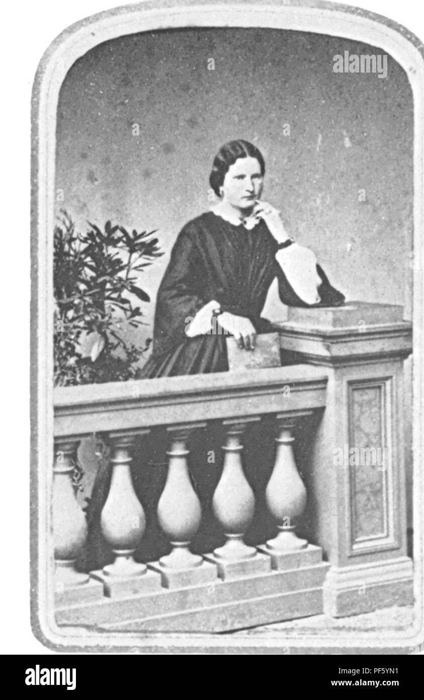 Atelier Bleibel - Wilhelmine Sinner 1864. Stock Photo
