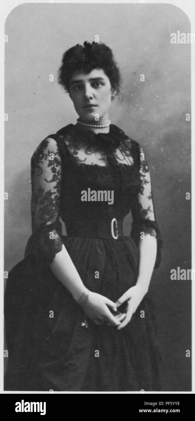 Atelier Nadar - Lady Randolph Churchill (1854-1921) Stock Photo