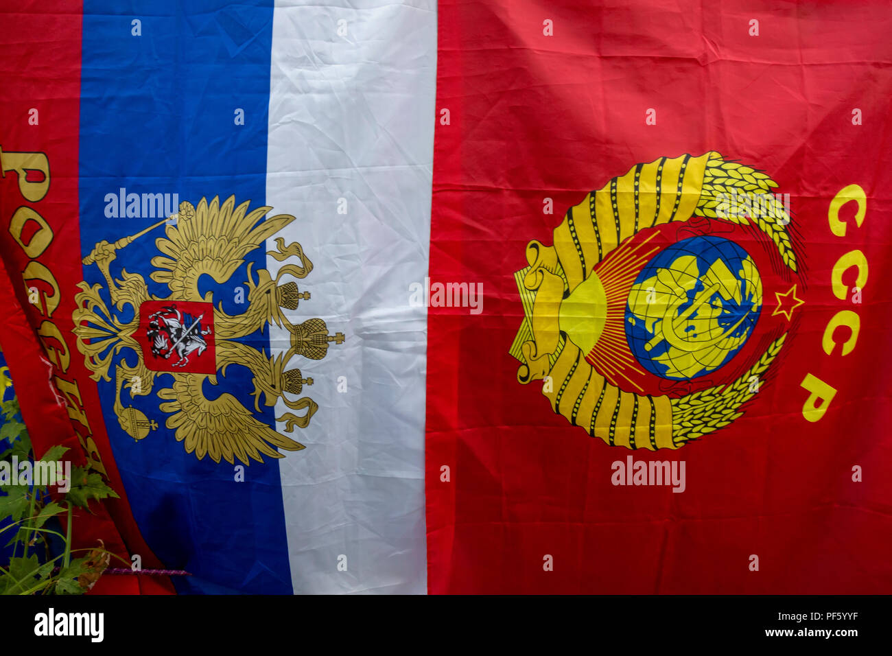 Russian flag and eagle hi-res stock photography and images - Alamy