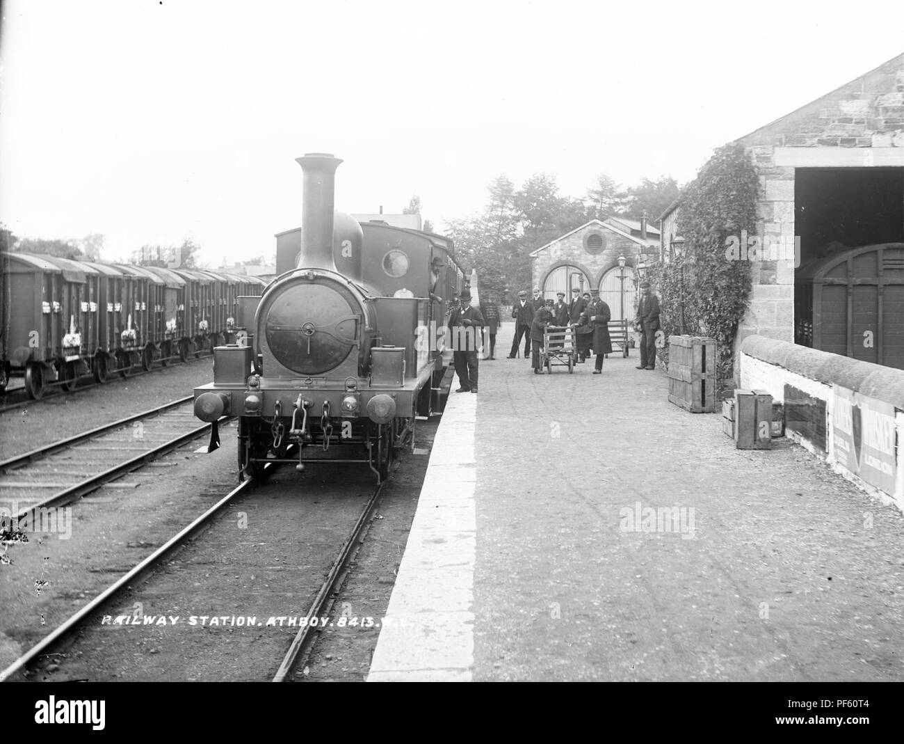 Athboy Railway Station, Co. Meath. Stock Photo