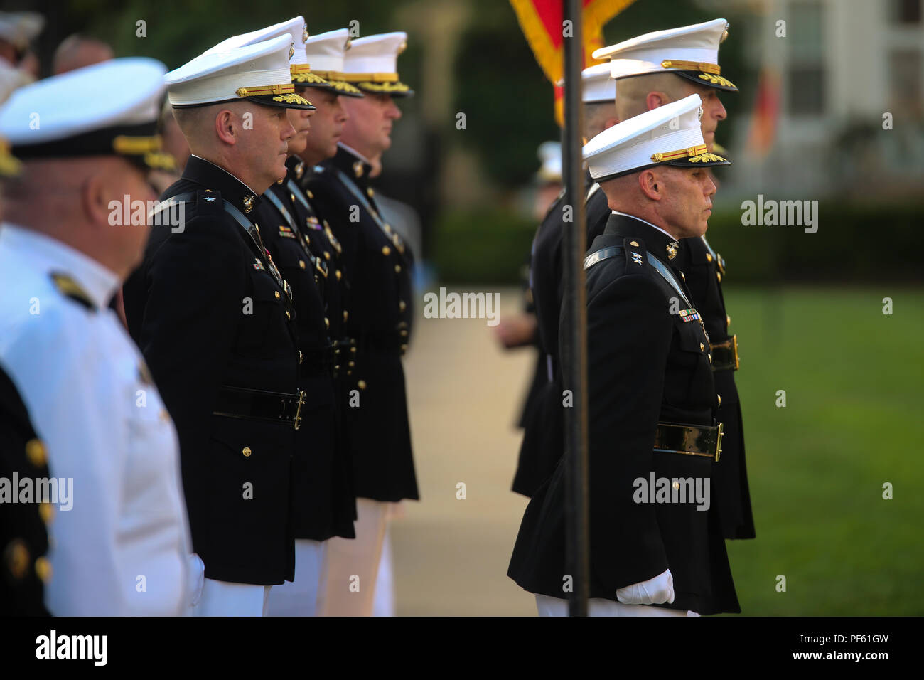 Marines with Marine Barracks Washington D.C. hosted a Brigadier