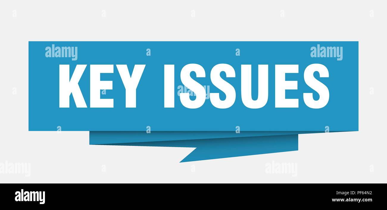 key issues sign. key issues paper origami speech bubble. key issues tag ...