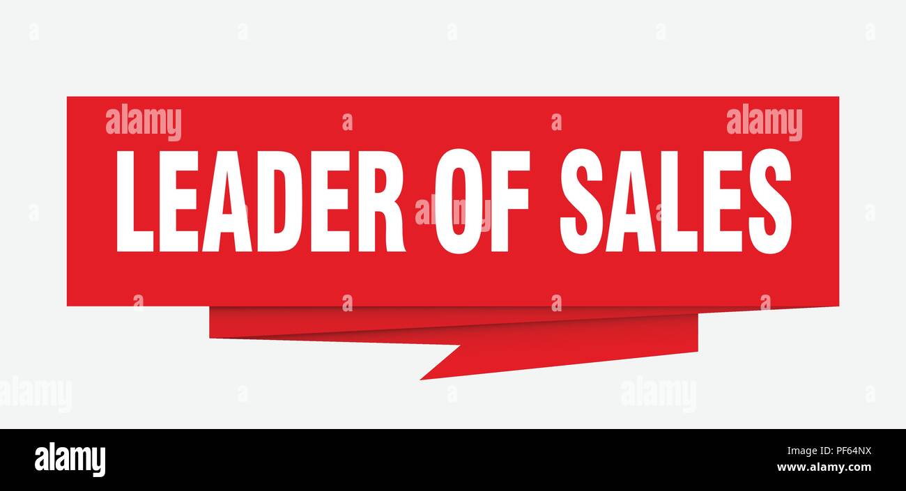 Leader Of Sales Sign Leader Of Sales Paper Origami Speech