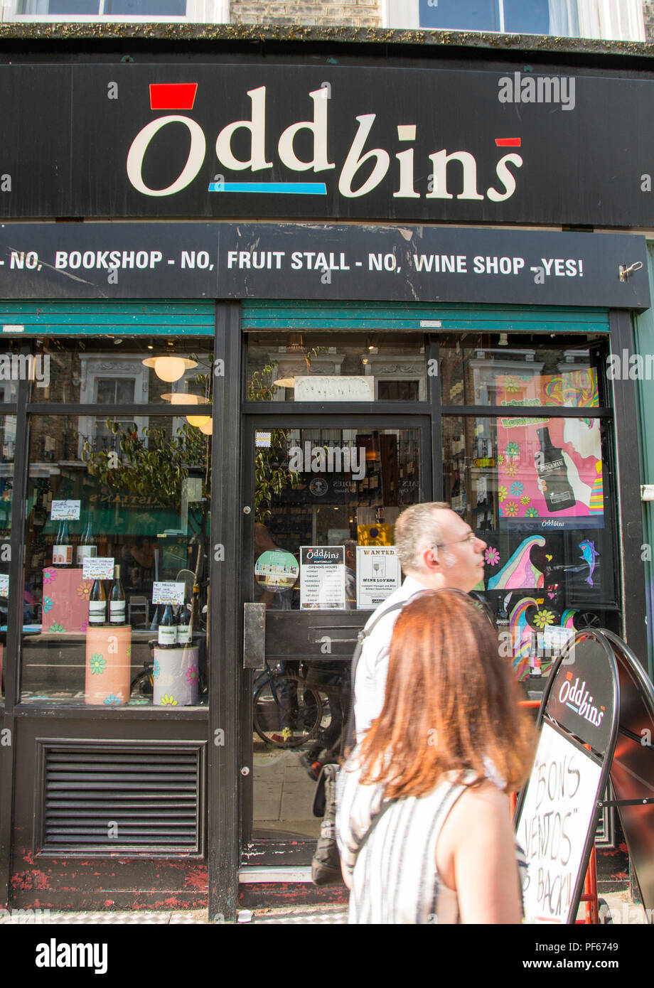 Oddbins Portobello, Elgin Crescent, London, W11, UK Stock Photo Alamy
