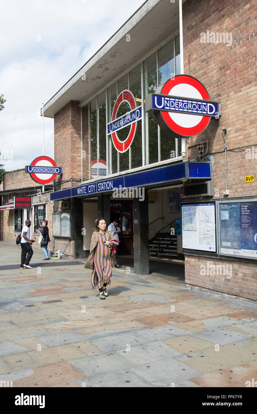 White City Underground station, White City, Shepherd's Bush, London W12