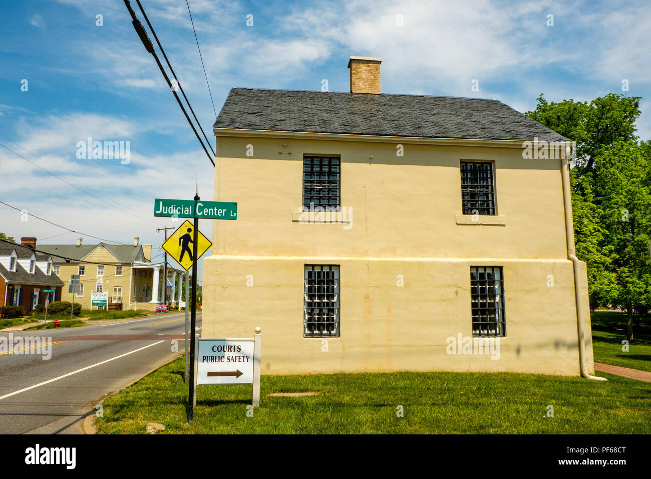 Spotsylvania County Jail, Courthouse Road, Spotslyvania Courthouse, Virginia Stock Photo Alamy