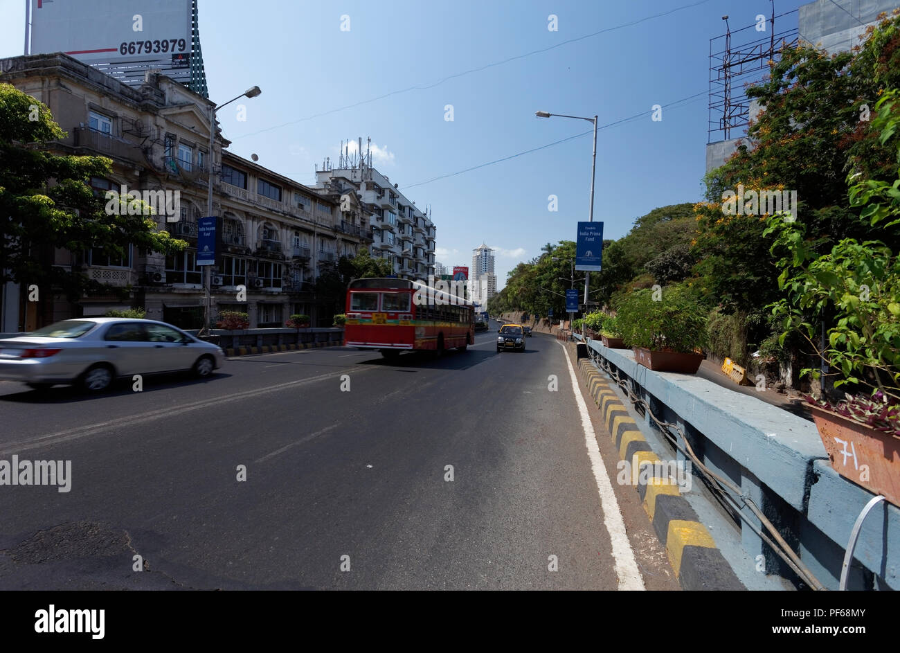 Kemp's corner flyover traffic and surrounding area showing high rise