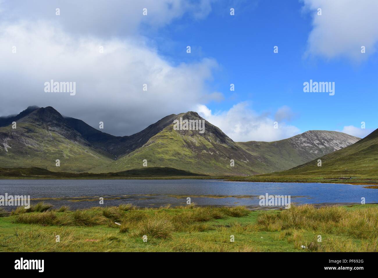 View at Loch Slapin, Isle of Skye, Scotland Stock Photo